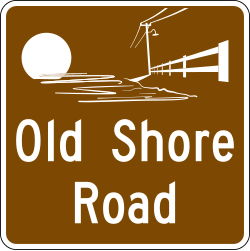 State scenic byway system with simple graphic and identification