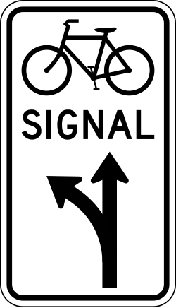 Optional left and through movements for bicycle signal
