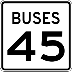 Specific speed limit for buses only