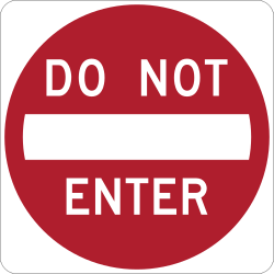 Prohibits entry to all vehicles