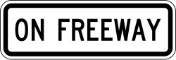 Clarifies that restriction applies to freeway