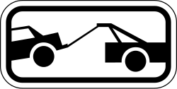 Area where vehicles will be towed if parked illegally