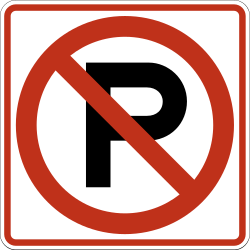 Prohibits parking in the designated area