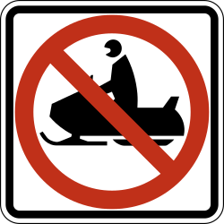 Prohibits snowmobile use in the designated area