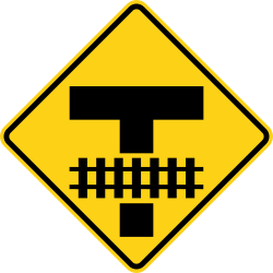 Storage space between railroad tracks and roadway