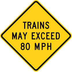 Trains may exceed specified speed limit