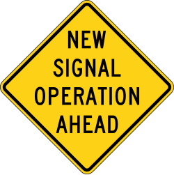 New signal operation ahead