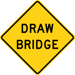 A drawbridge is ahead