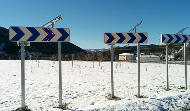 Imagen de la pregunta: ¿Qué indican las balizas planas?