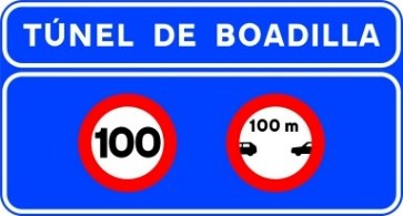 Imagen de la pregunta: Ves este cartel antes de entrar en un túnel. ¿Qué te indica?