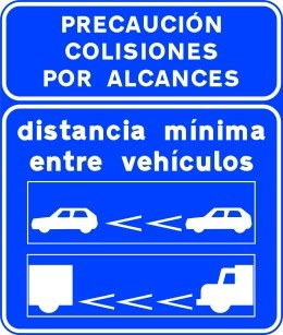 Imagen de la pregunta: Entras en un túnel de autovía con un turismo y ves esta señal. ¿Cuántas marcas d
