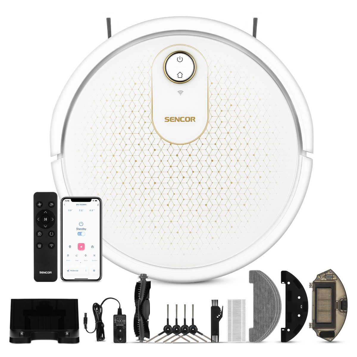 SENCOR SRV 4550WH  Robotický vysavač
