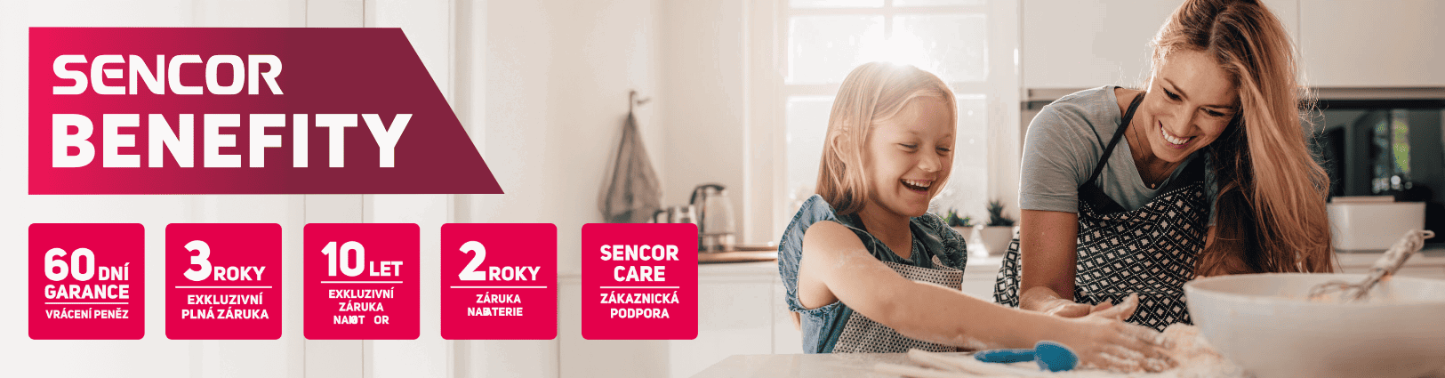 BEZSTAROSTNÝ NÁKUP S BENEFITY SENCOR