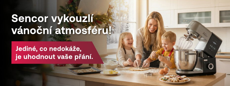 Vánoční slevy na oblíbené produkty Sencor