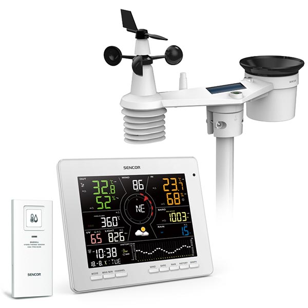 SENCOR WiFi profesionální meteorologická stanice