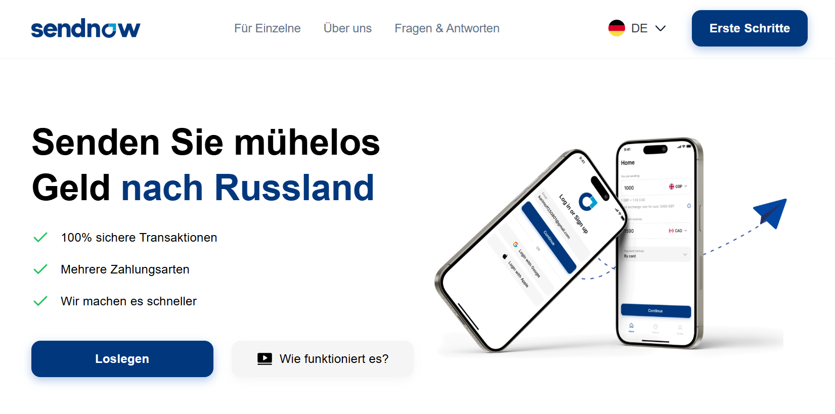 Wie kann man Geld aus den USA nach Russland senden? - Help & Guides —  SendNOW