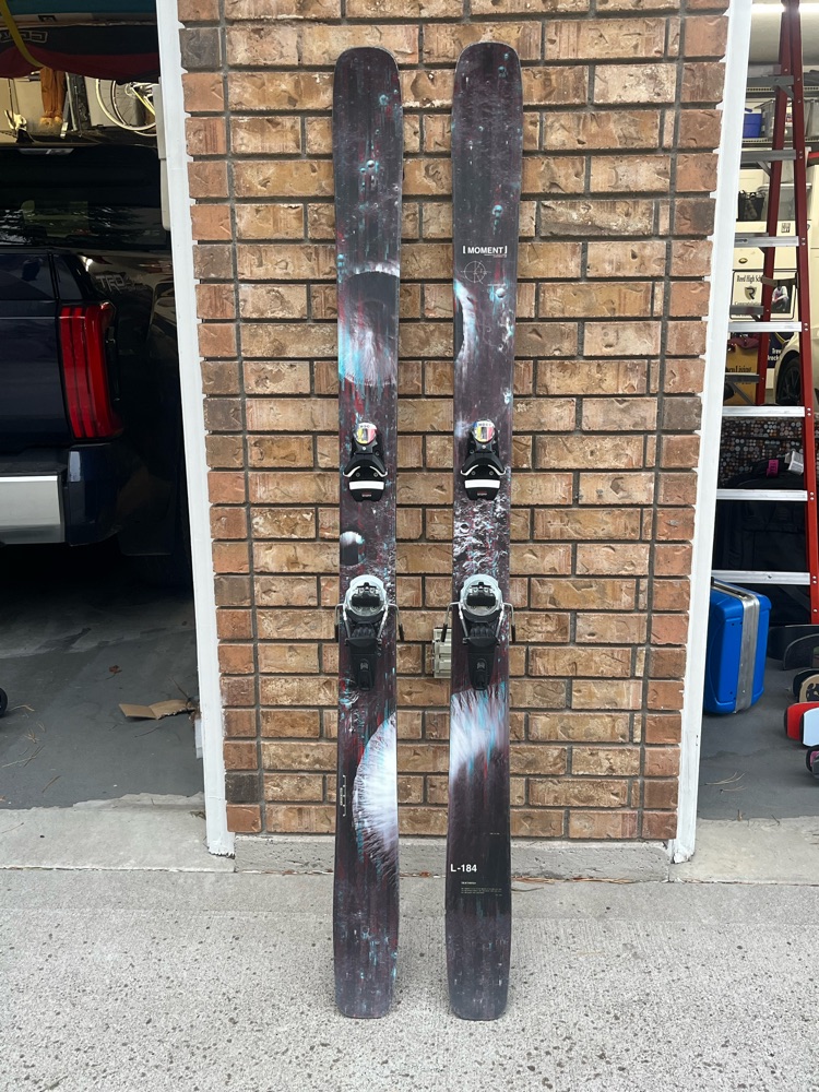 MOMENT SKI DEATH WISH 184cm シール付き - スキー