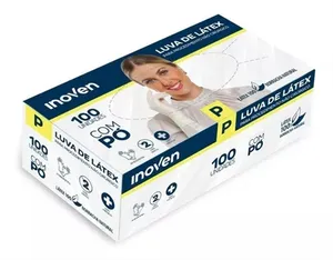 Luva De Procedimento Latex (p) C/ Pó - Cx C/100 - (reg Anvisa) Ca 45834