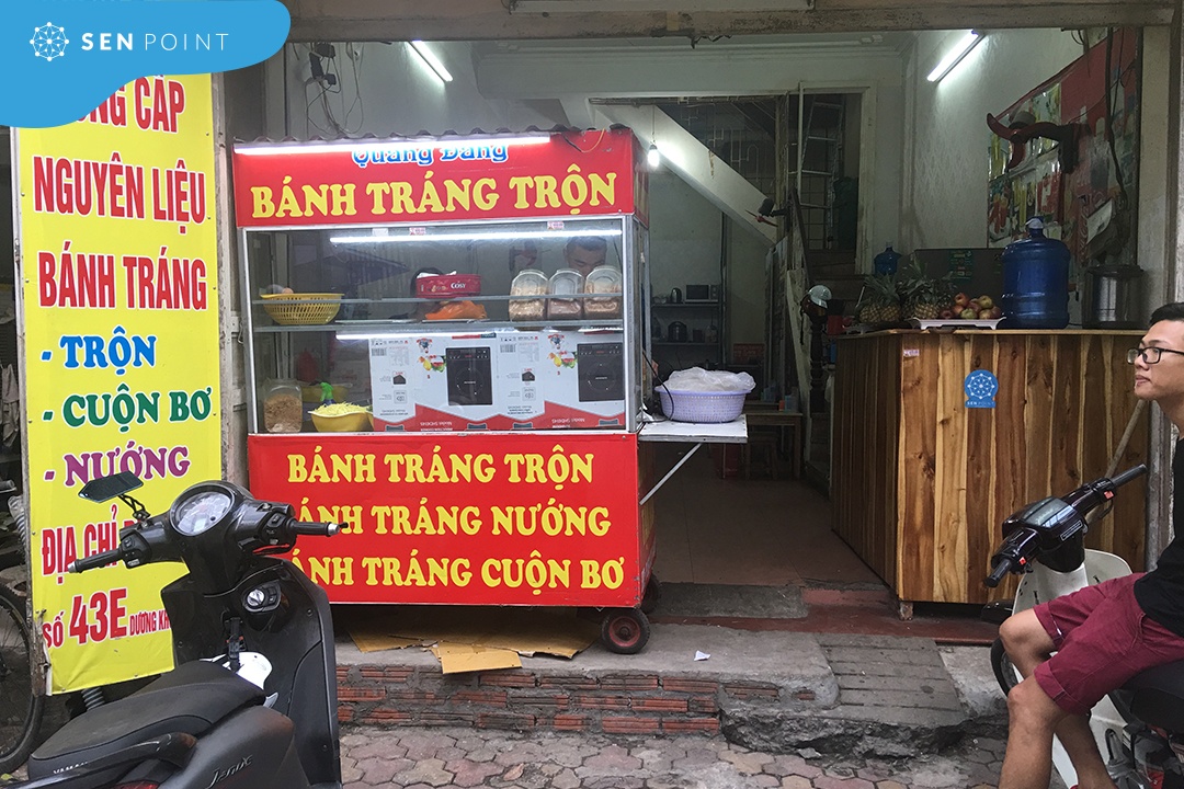 Bánh Tráng Trộn Quang Đăng - 43E Dương Khuê, Cầu Giấy, Hà Nội