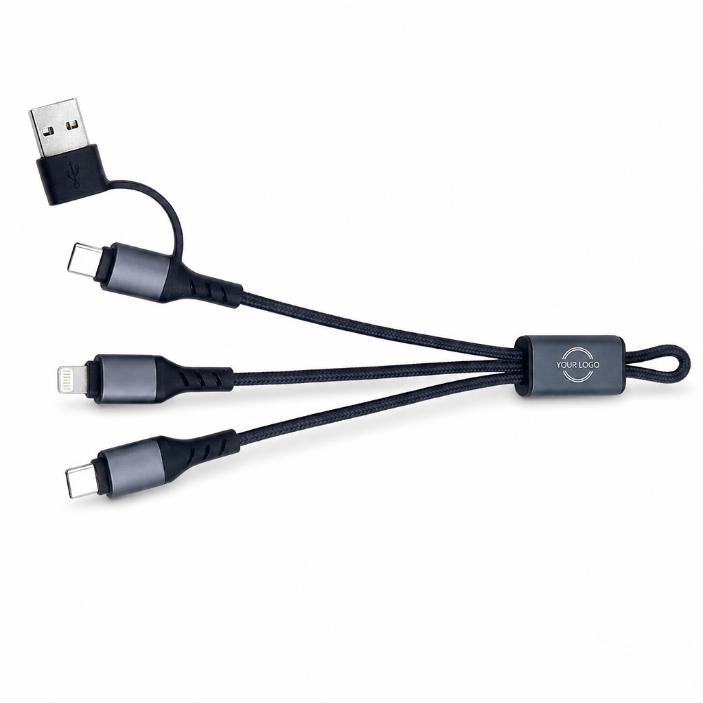 Charging Cables (2-in-1 Aluminium, 17cm)