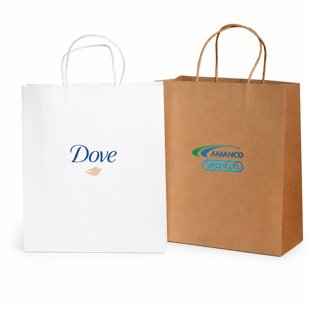 Kraft Paper Shopping Bags (310mm x 420mm)