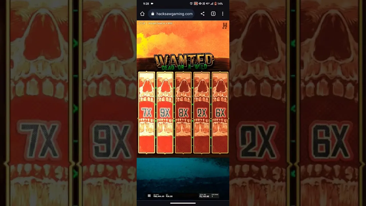 Wanted Dead or a Wild: Unbelievable 345600x Win Jackpot!