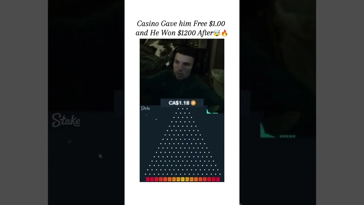 Stake Plinko: Insane $1 to $1200 Win with 1200x Multiplier!