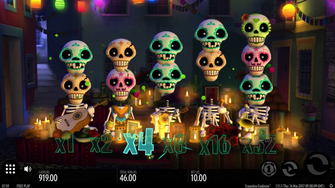 Esqueleto Explosivo Slot: Witness a Big Win on Thunderkick!