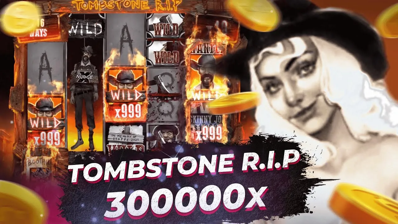Tombstone R.I.P: Massive 300,000x Win on Nolimit City!
