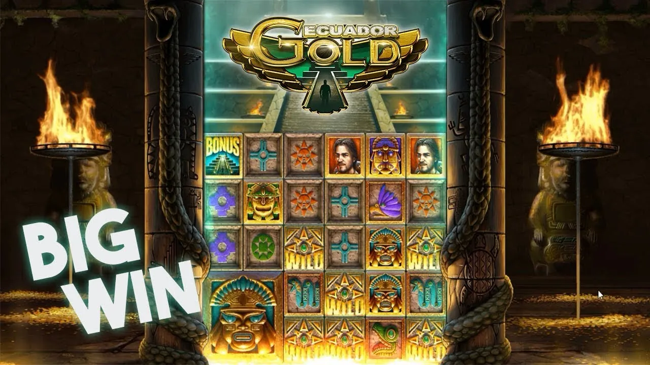 Ecuador Gold Slot: ELK Studios Bonus Round & Big Win!