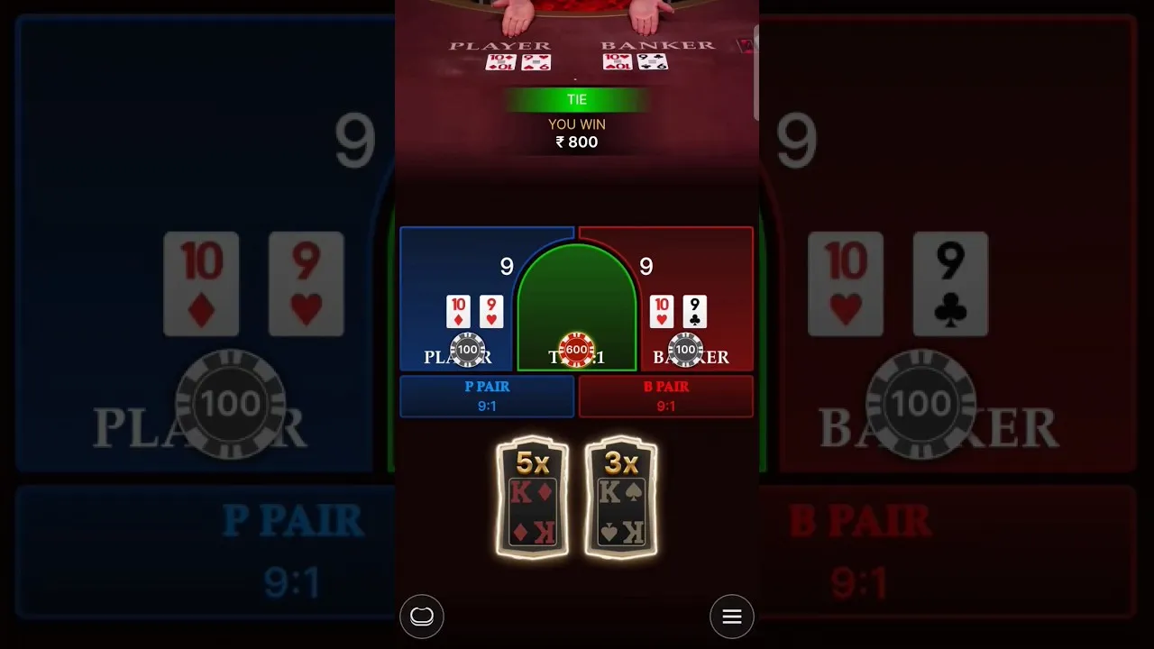 Baccarat Live: Evolution Gaming 8x Multiplier Win!