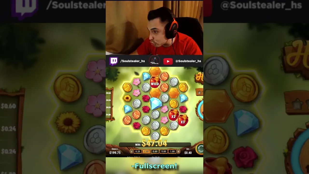 Honey Rush: Watch a Sweet 400x Win on Play'n GO Slot!