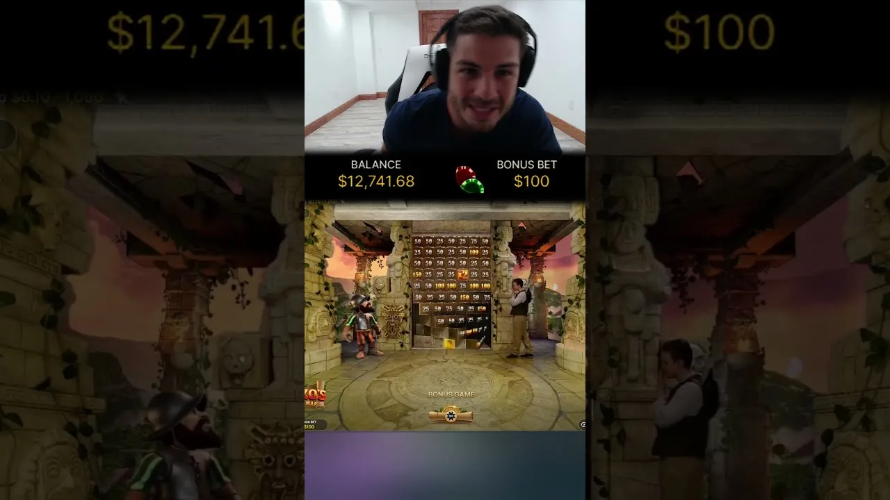 Loz's Map: Epic $10,000 Win with a 100x Multiplier!