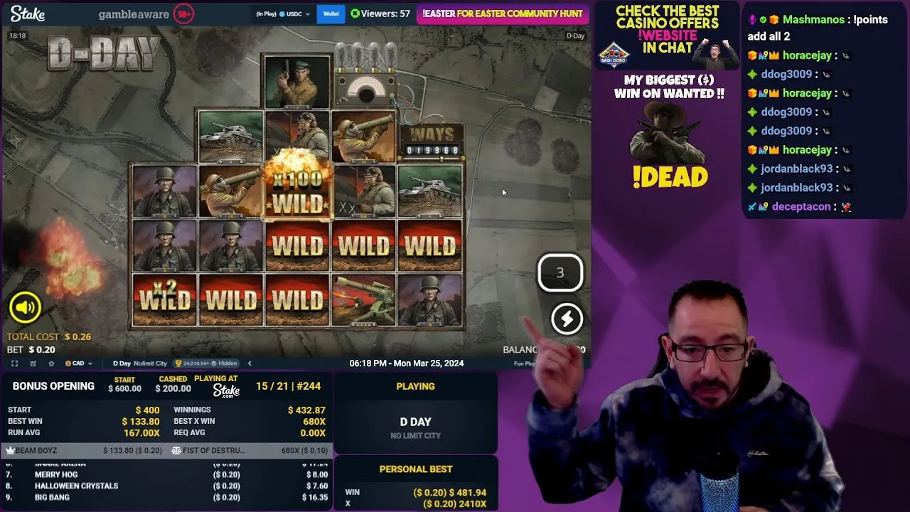 D-Day Slot by Nolimit City: 2500x Big Win at Stake!