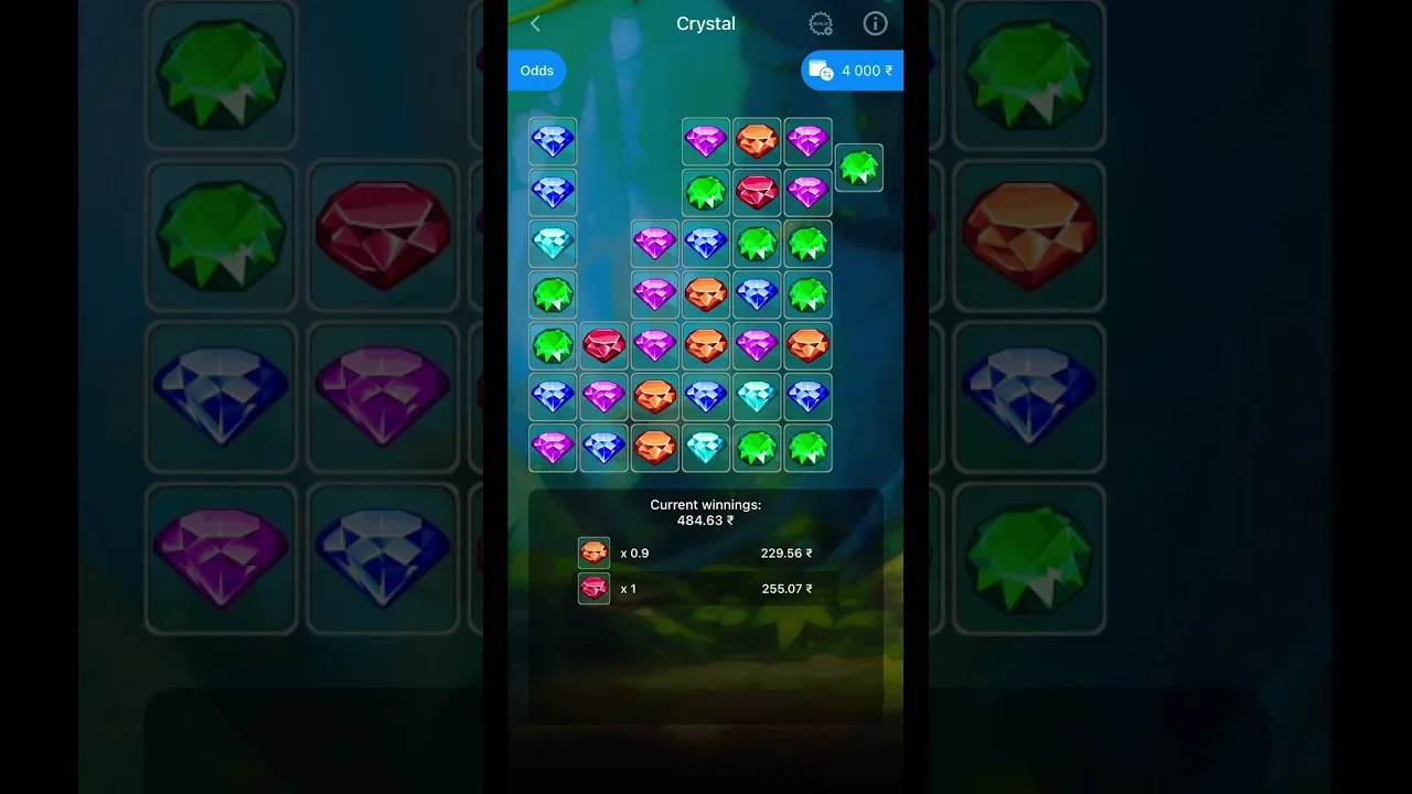 Crystal Slot: Sparkling Base Game Win in Casino Action!