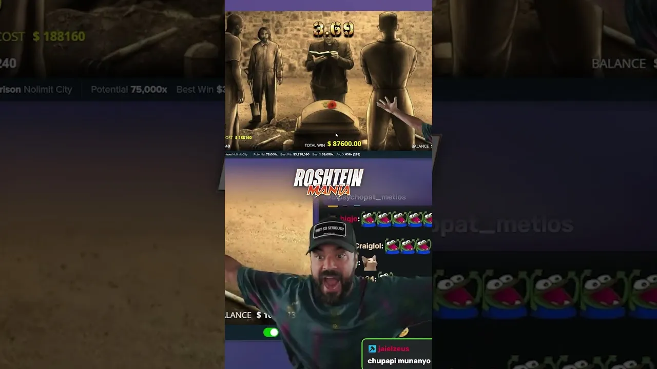 Folsom Prison MAX WIN! 75,000x Multiplier on Nolimit City