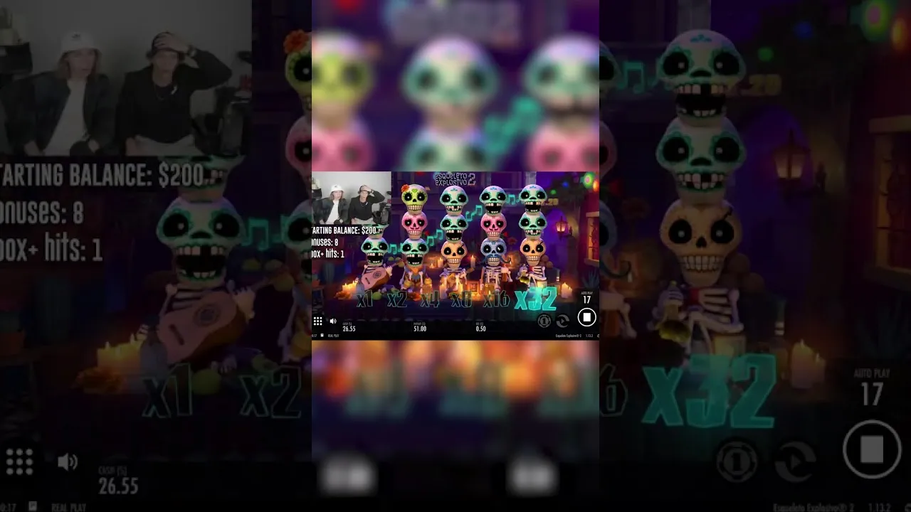 Esqueleto Explosivo 2: 124x Multiplier Celebration!