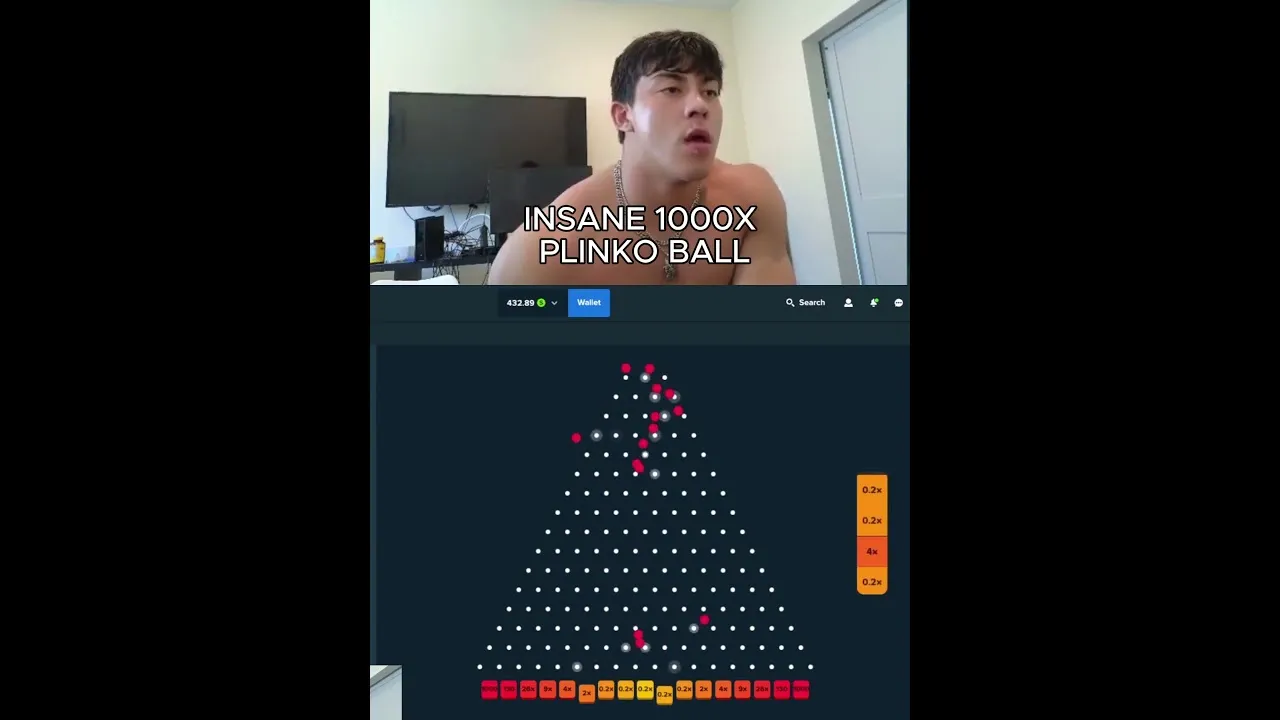 Plinko CRAZY Win: 1000x Multiplier on Stake Casino!