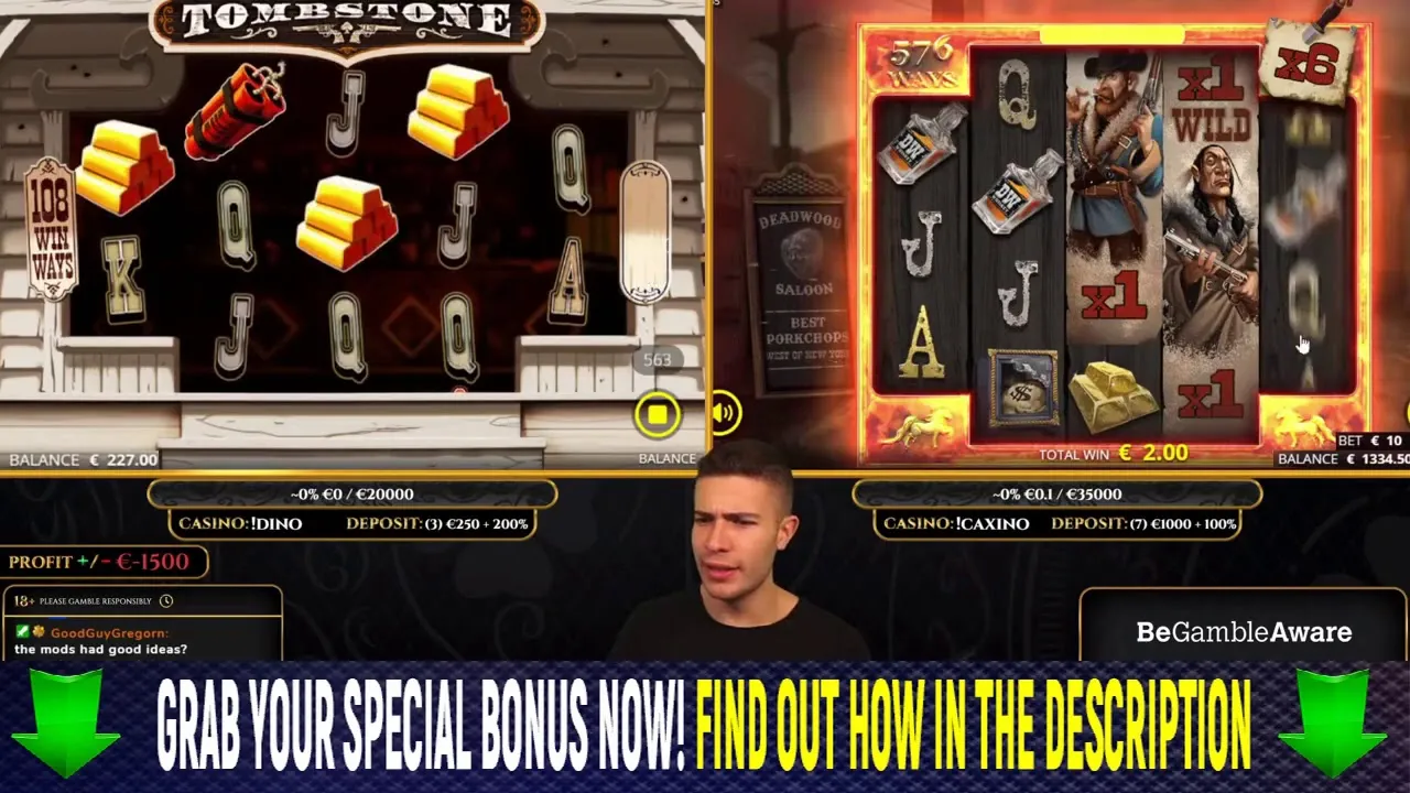 Tombstone RIP: 415x Win from Bonus Buy - Nolimit City