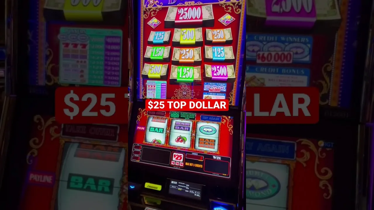 Top Dollar Slot: $5000 Jackpot on $25 Bet! IGT Action
