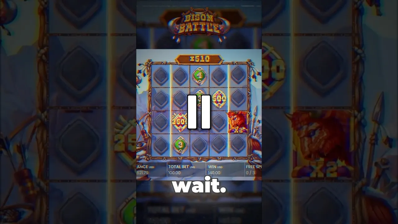 Bison Battle Unleashes 3010x Win - Bonus Buy Bonanza!