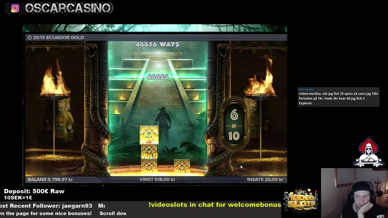 Ecuador Gold Slot: 123x Multiplier HUGE Win (ELK Studios)