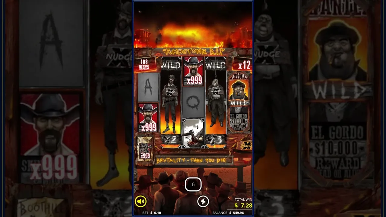 Tombstone R.I.P: 184217x INSANE Win on Nolimit City!