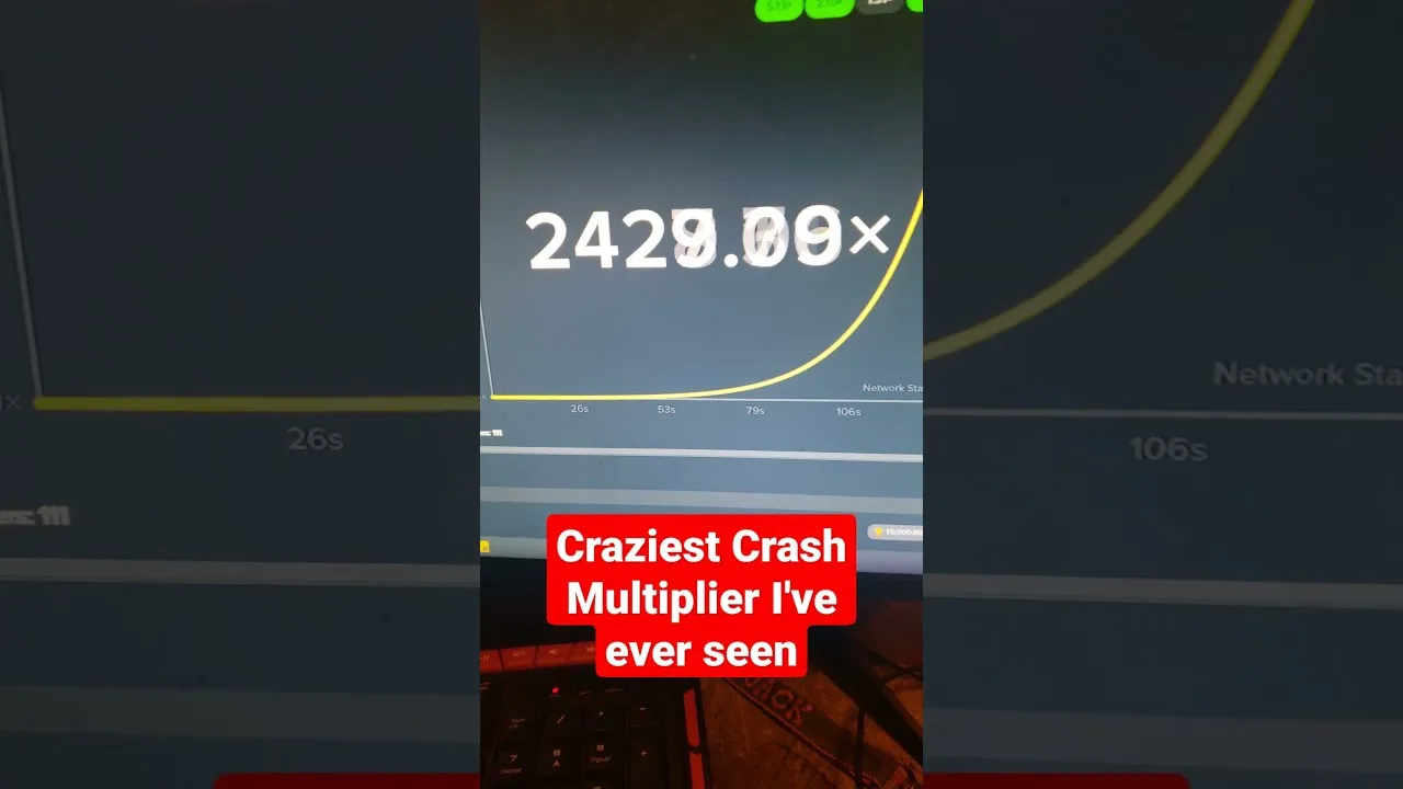 Insane Crash Game: Watch a HUGE 2432x Multiplier Explode!