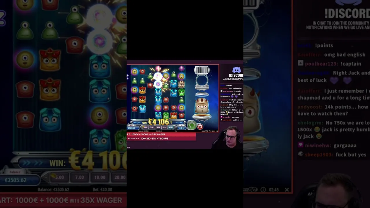 Reactoonz: Witness a Colossal 4130x Win on Play'n GO Slot!