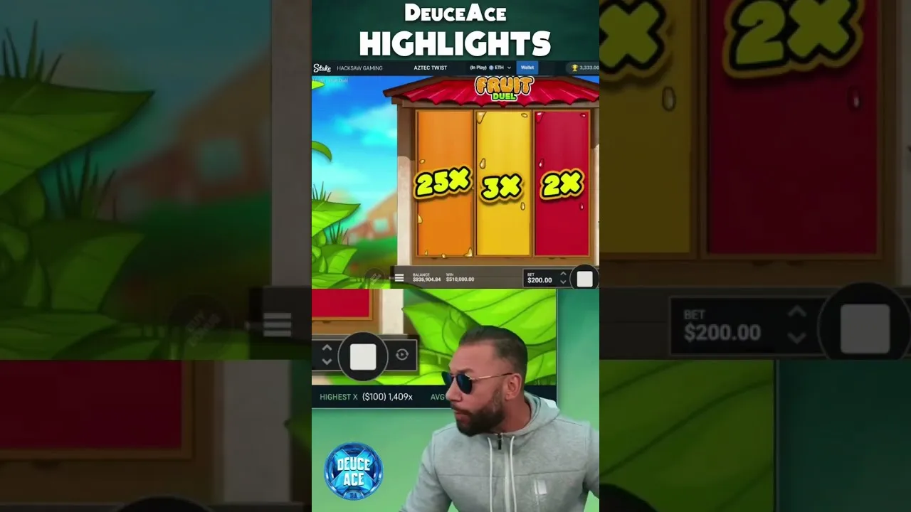 Fruit Duel: Insane 2550x Win on Hacksaw Gaming Slot!