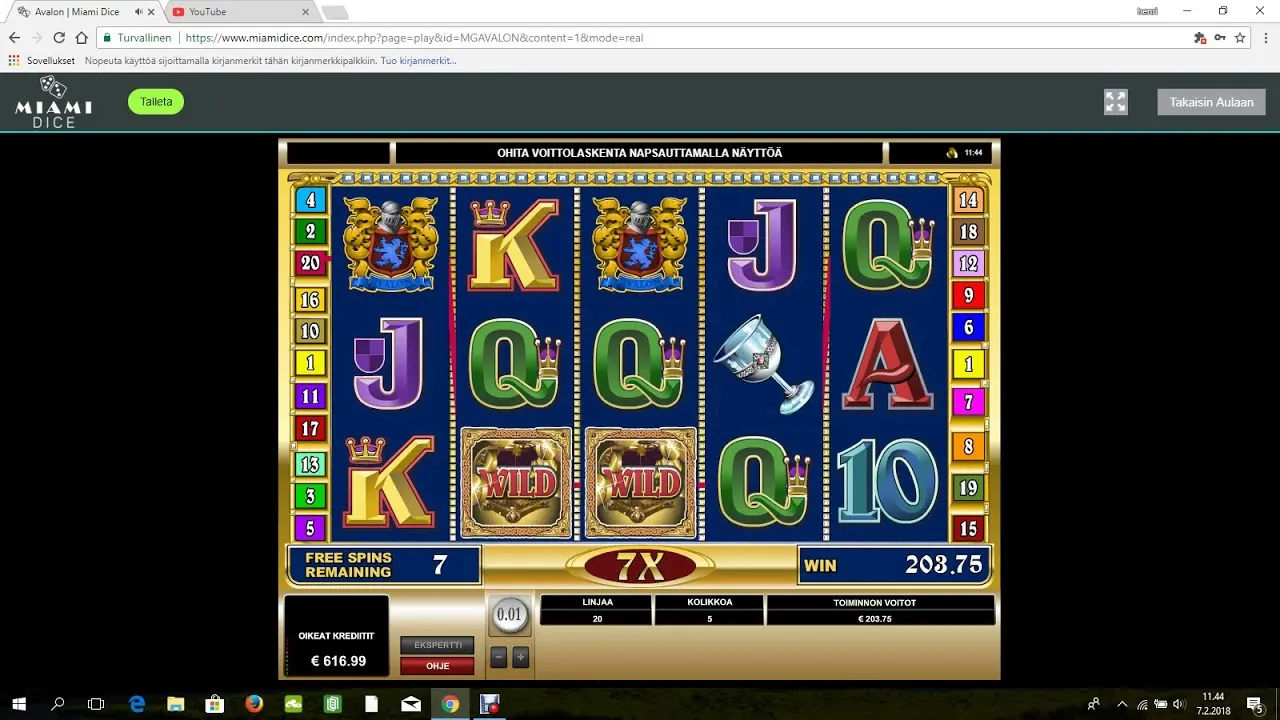 Avalon Slot: Free Spins Lead to a Big Win! (Microgaming)