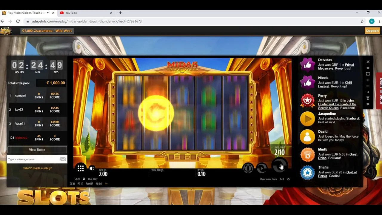 Midas Golden Touch: 138x Win on Thunderkick's Slot!