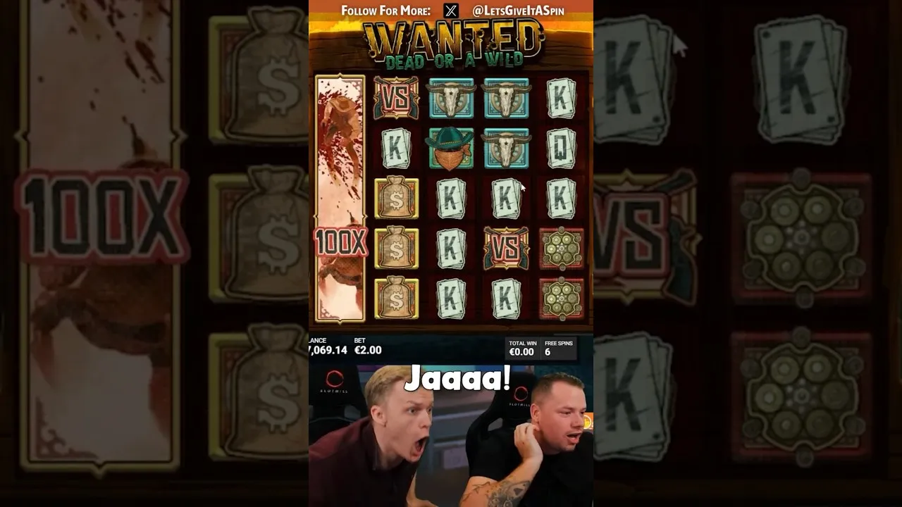 Wanted Dead or a Wild: 2222x HUGE Win - Hacksaw Gaming!