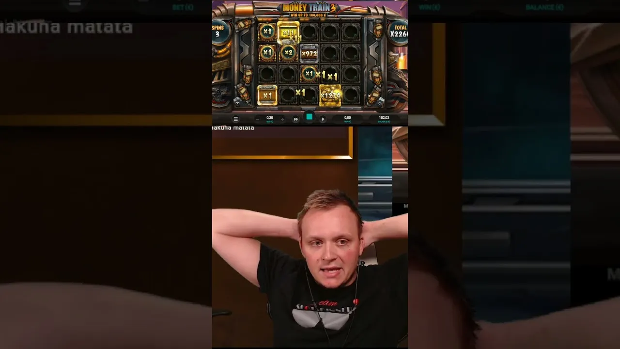 Money Train 3: 6219x MEGA Win on Relax Gaming Slot!